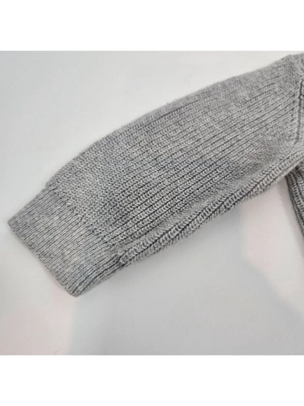 Baby Gap Ribbed Sweater Set Gray Knit Pants 2 Piece Fall Baby Size 6-12 Months
